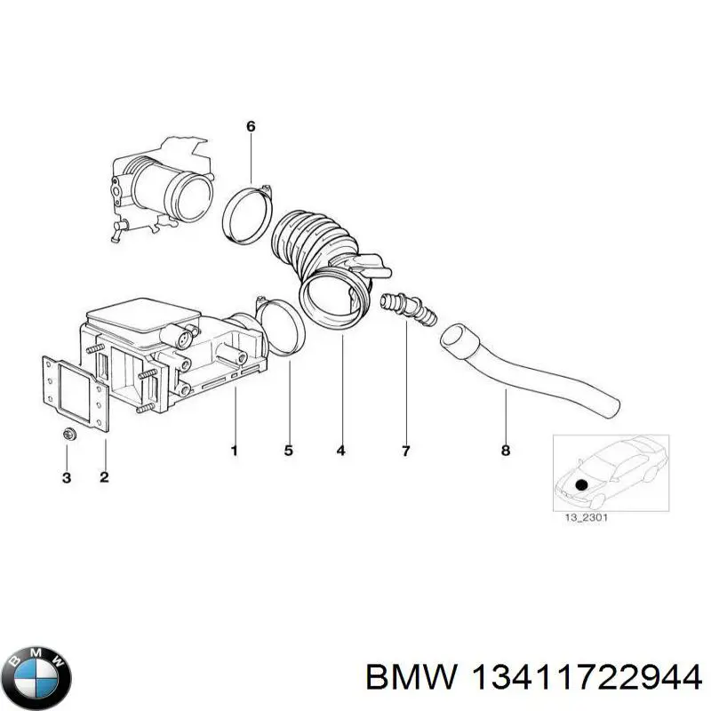  BMW 13411722944 precio, desde 1,45 EUR