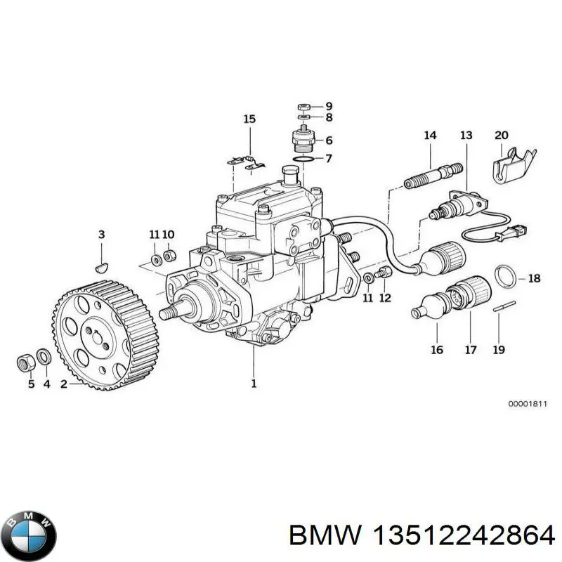 Bomba de alta presión para BMW 3 (E30)