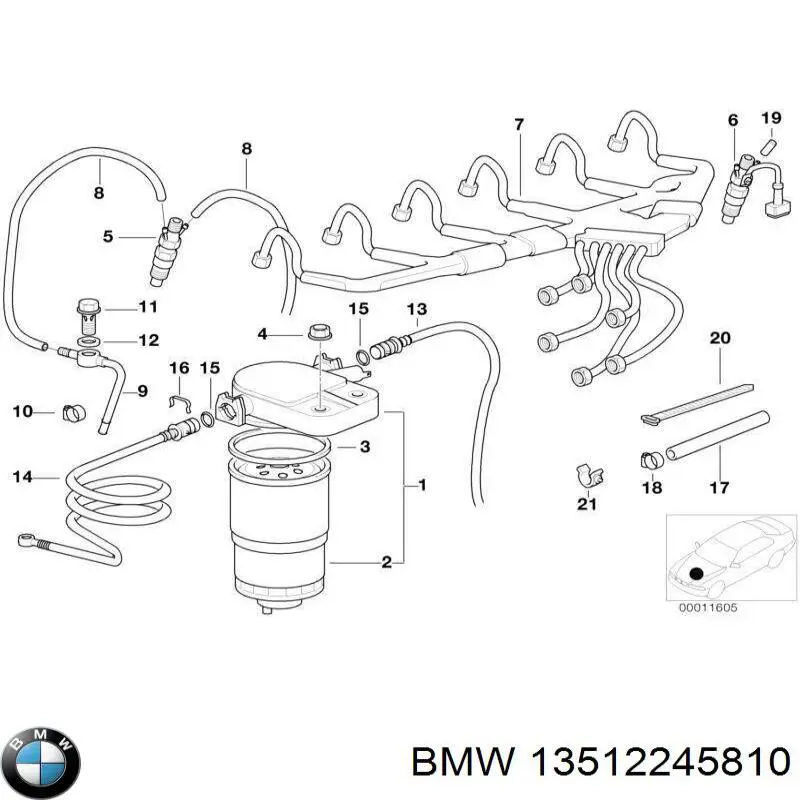 90541723 General Motors Inyector de combustible