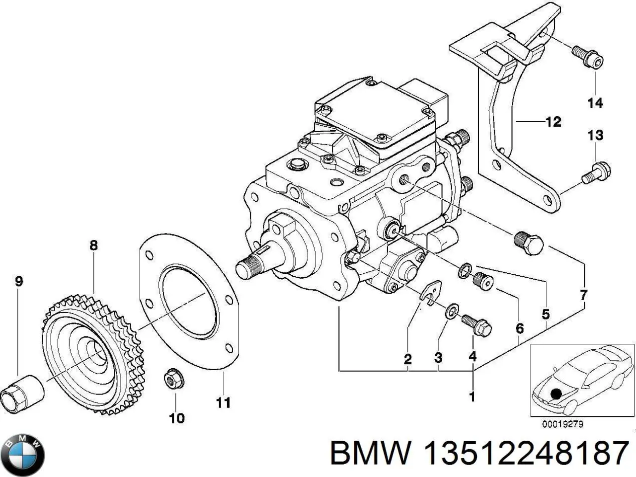 Junta de tapa del tubo de llenado de aceite BMW 13512248187 precio, desde 3,83 EUR