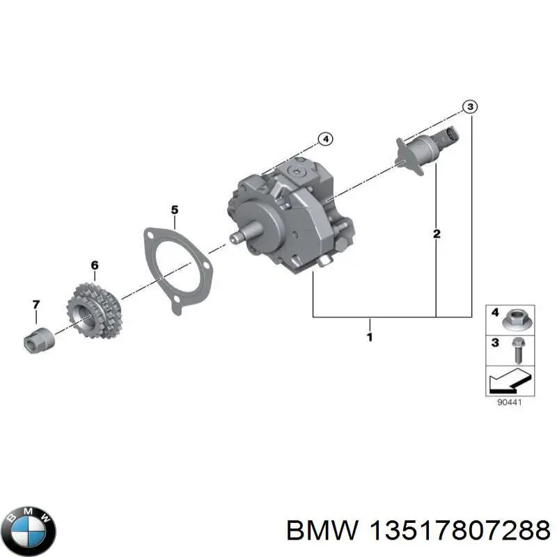 13517807288 BMW bomba inyectora