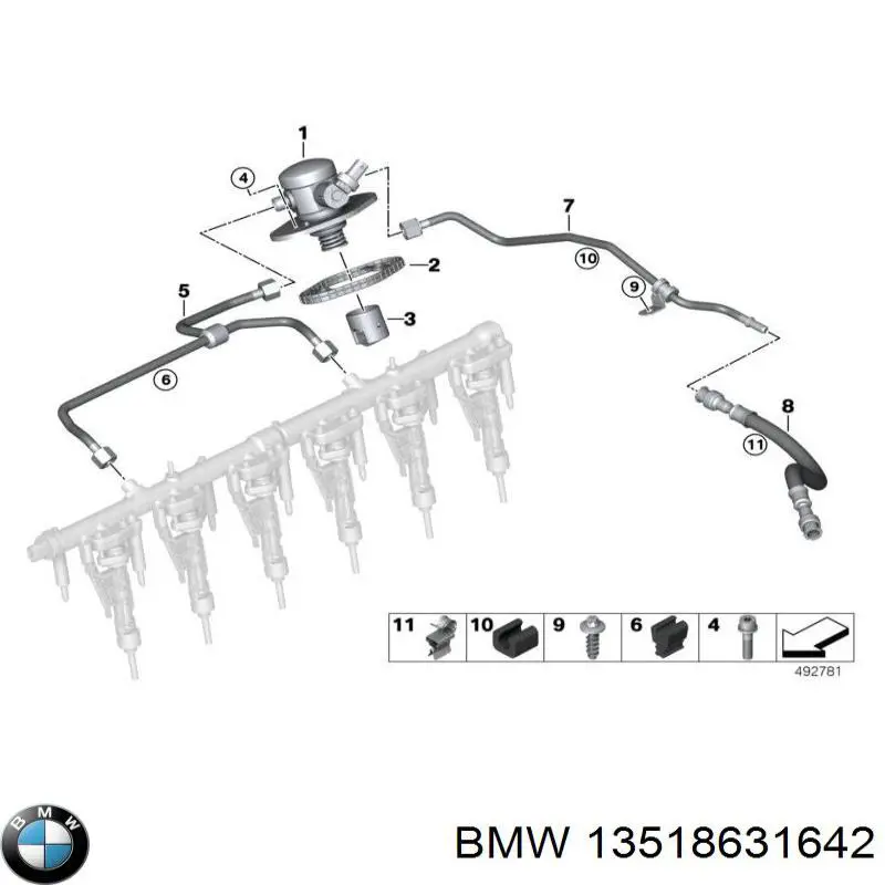 Bomba de alta presión de combustible BMW 13518631642 precio, desde 474,08 EUR