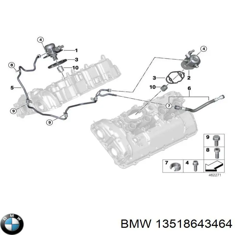 13518643464 BMW bomba de alta presión