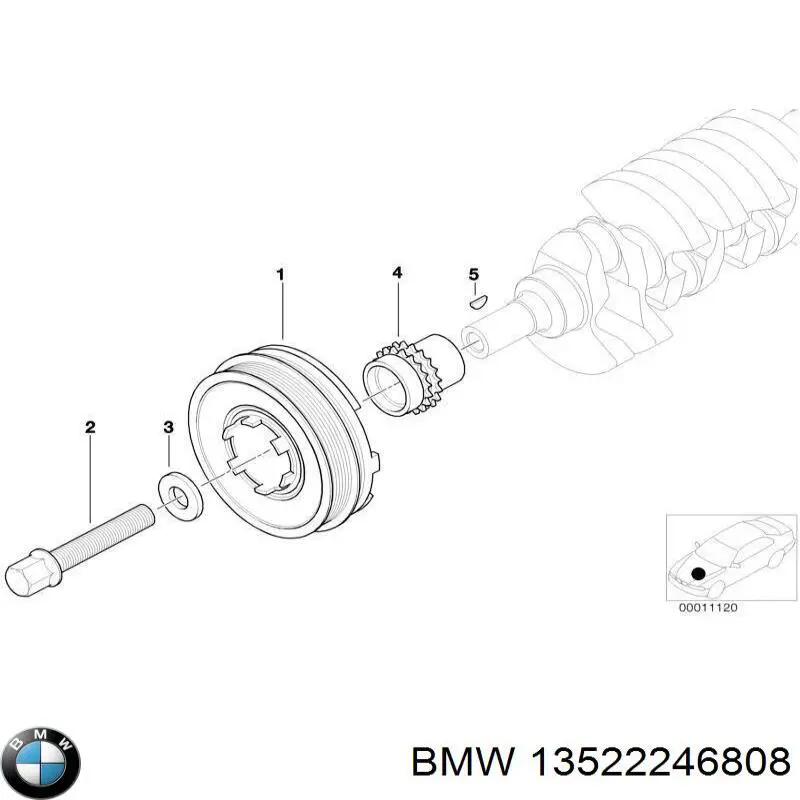 Tensor de cadena de distribución BMW 13522246808 precio, desde 46,42 EUR