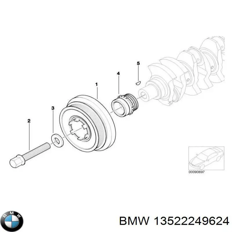 Guía de cadena de la bomba de alta presión BMW 13522249624 precio, desde 19,80 EUR