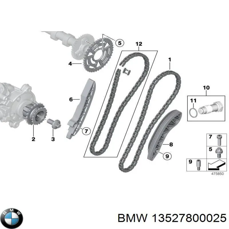 Comprar 13527800025 BMW Engranaje de estrella, bomba de inyección