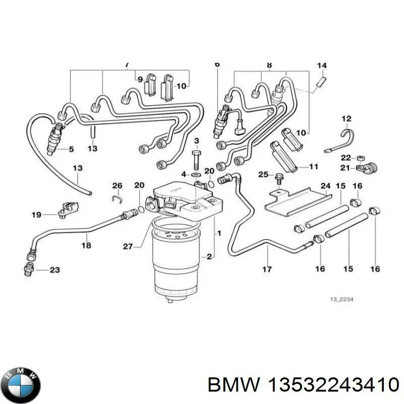 Inyectores BMW 13532244402 precio, desde 43,56 EUR