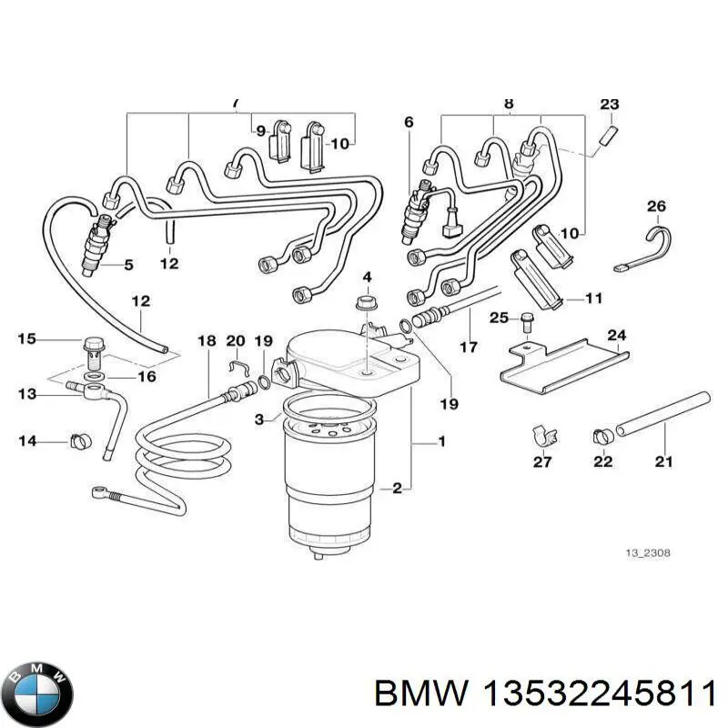 Comprar 13532245811 BMW Inyector