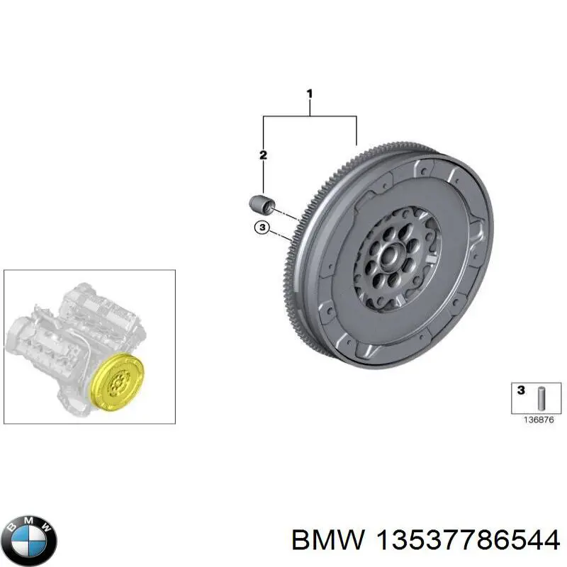 13537786544 BMW Tubo flexible, combustible de fuga 