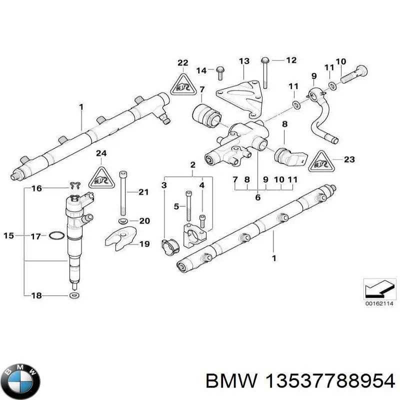 Inyector 0445110122 Bosch