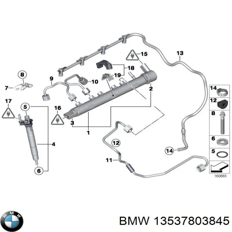 Comprar 33016 Metalcaucho Tubería de retorno de combustible de los inyectores
