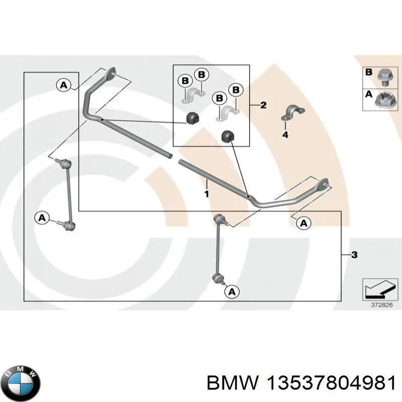 13537804980 BMW Arandela de asiento del inyector