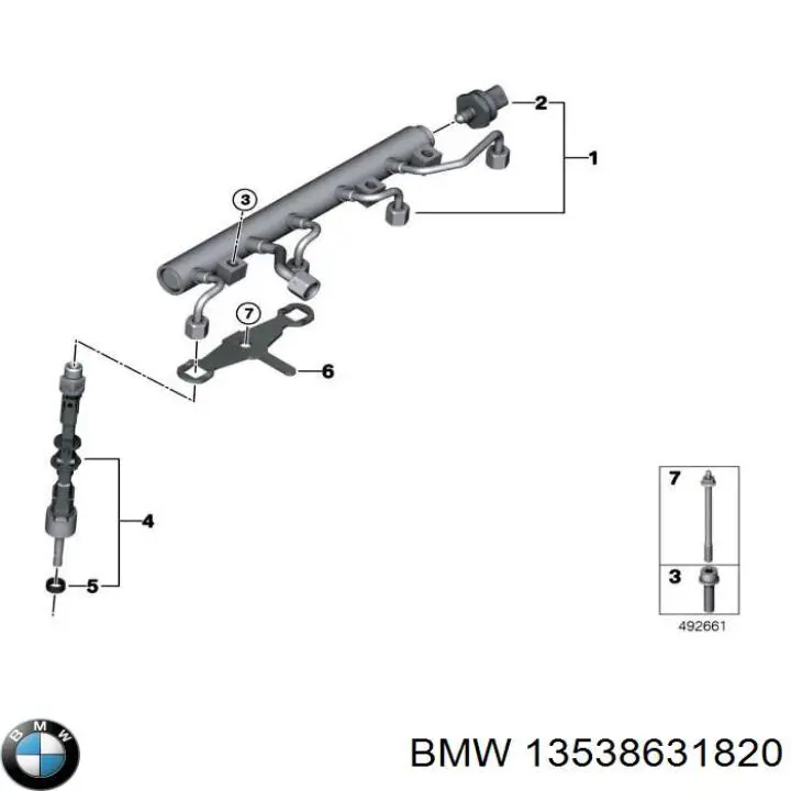 13538631820 Rolls-royce sensor de presión de combustible