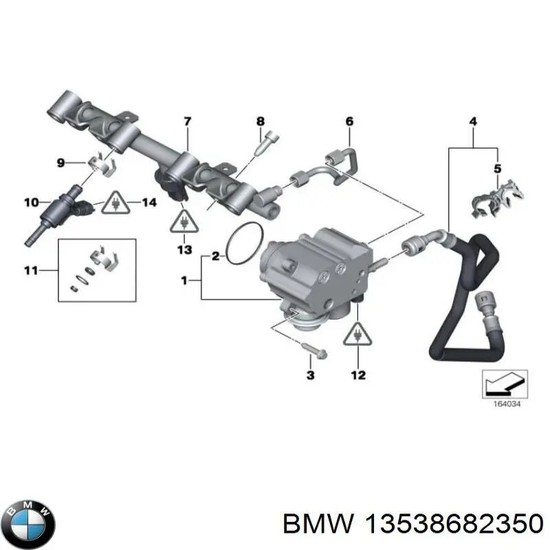 13538682350 BMW inyector