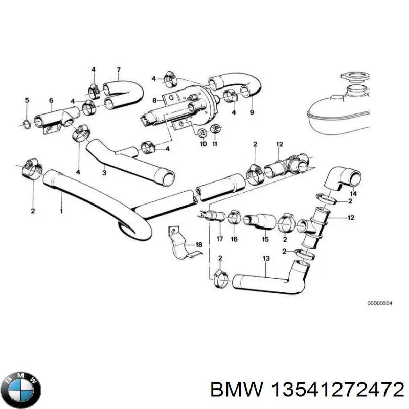 BF0427330019 Bapmic manguito, alimentación de aire