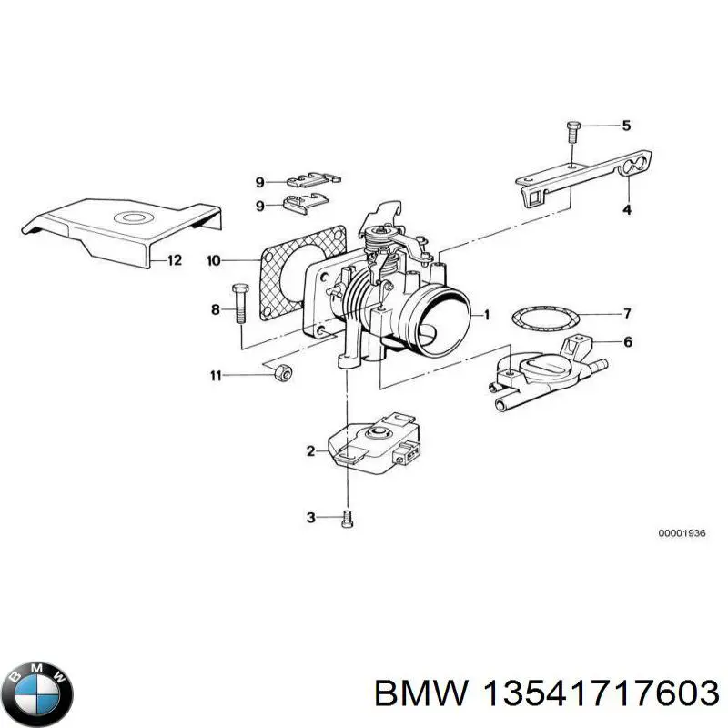 Sensor de aceleración BMW 1717603