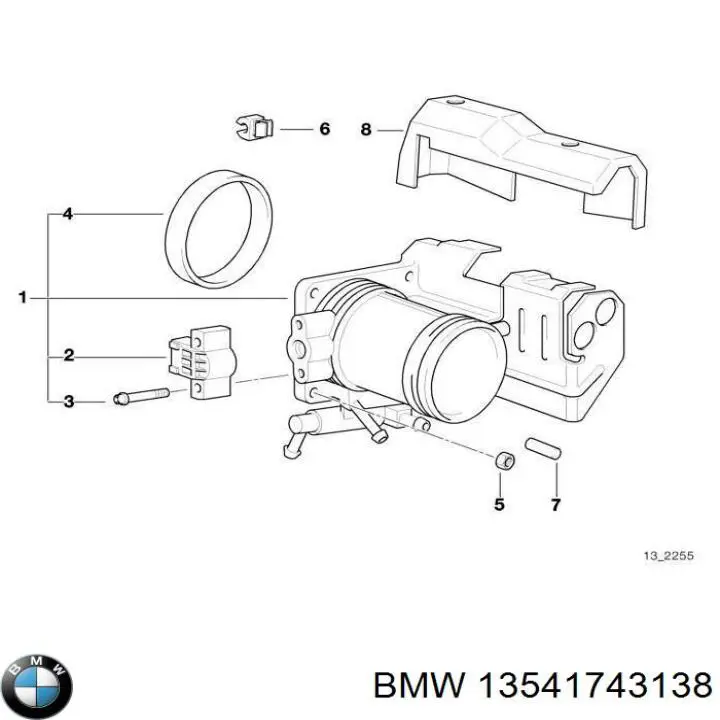 Cuerpo de aceleración completo BMW 13541743138 precio, desde 53,72 EUR