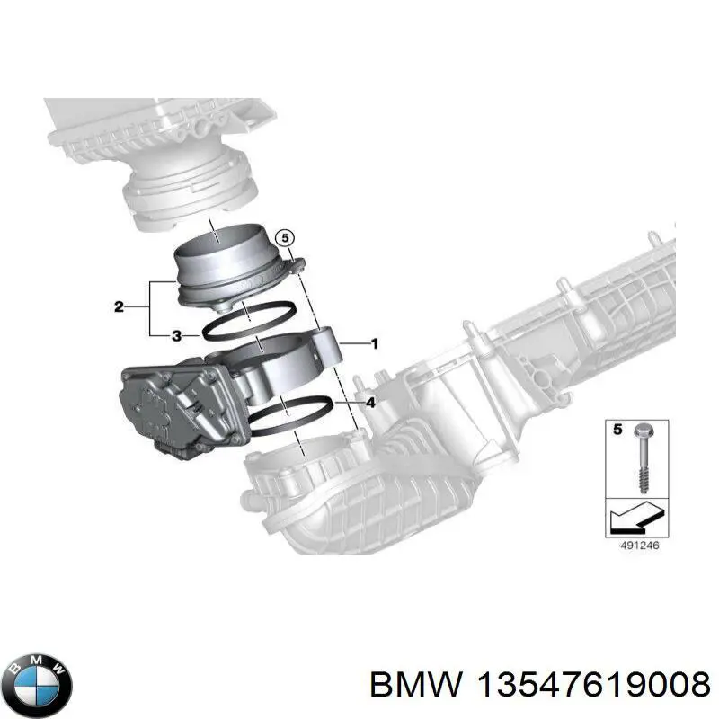 Cuerpo de mariposa completo para BMW X6 (G06, F96)