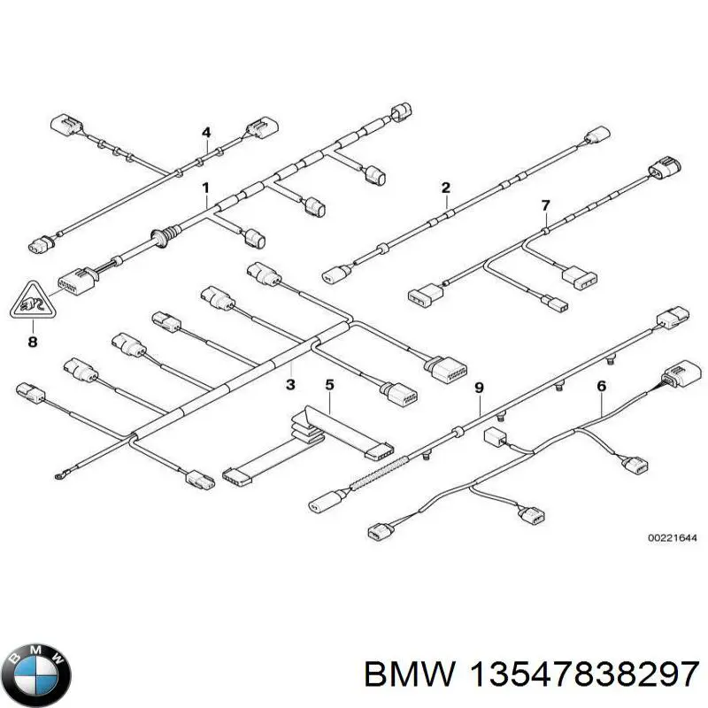 13547838297 BMW junta, colector de admisión