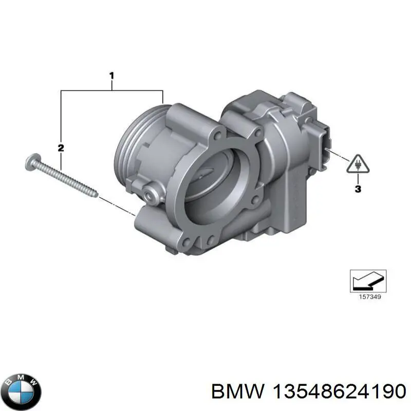 13548624190 BMW cuerpo de mariposa completo