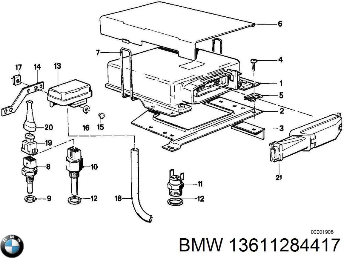 Unidad de control, mando del motor para BMW 3 (E30)