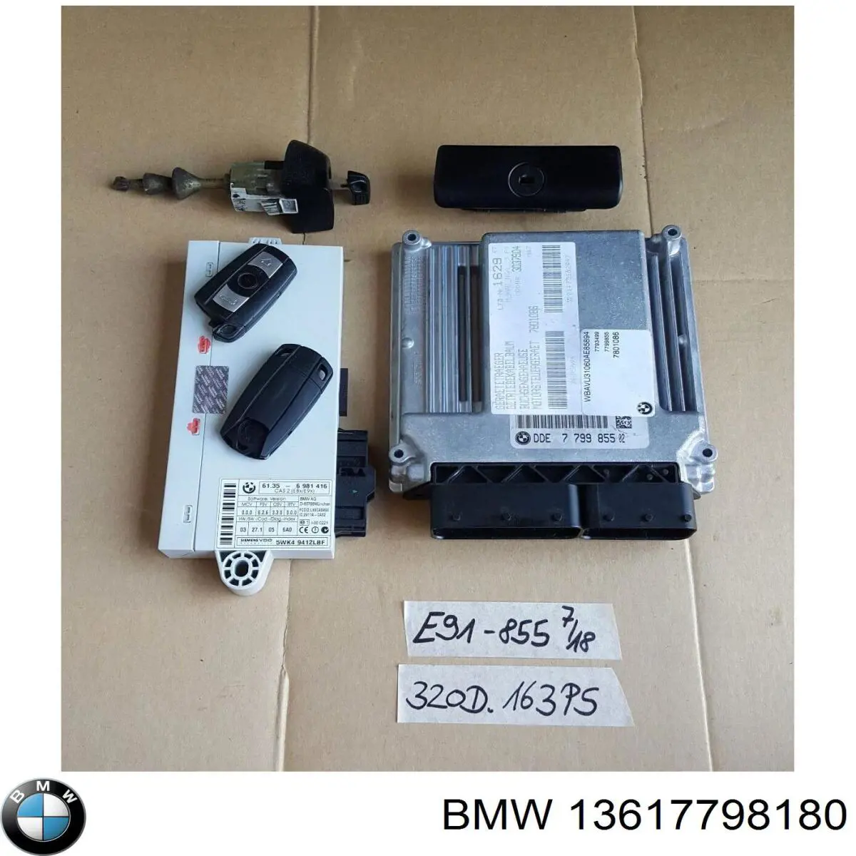 13617798180 BMW módulo de control del motor (ecu)