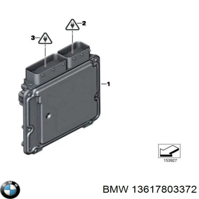 13617808124 BMW módulo de control del motor (ecu)