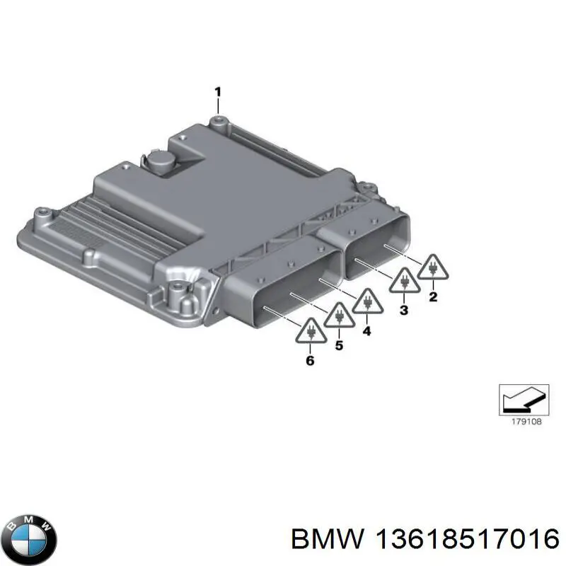 13618517016 BMW módulo de control del motor (ecu)