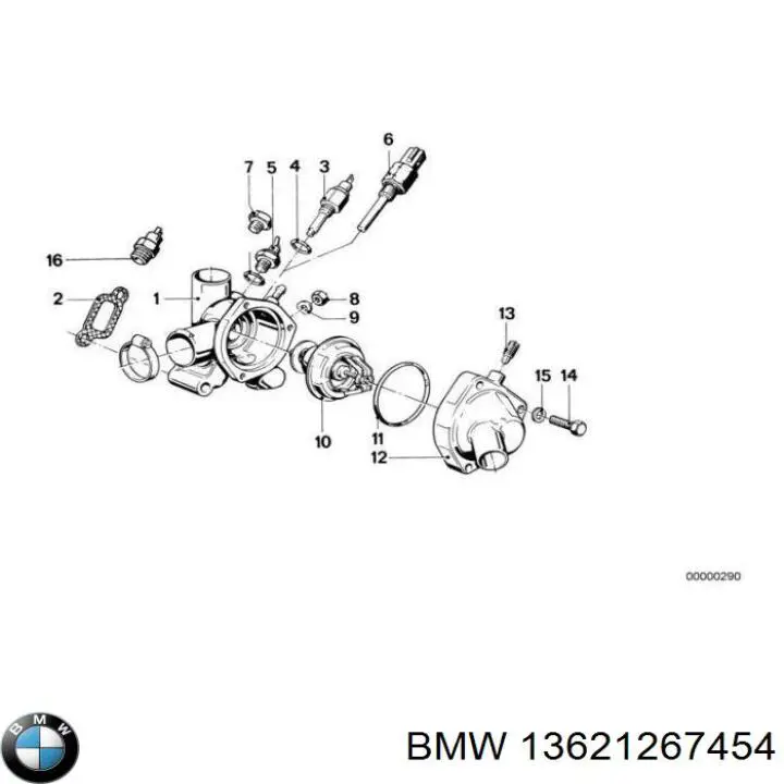 113980 Ferrari sensor, temperatura del refrigerante (encendido el ventilador del radiador)