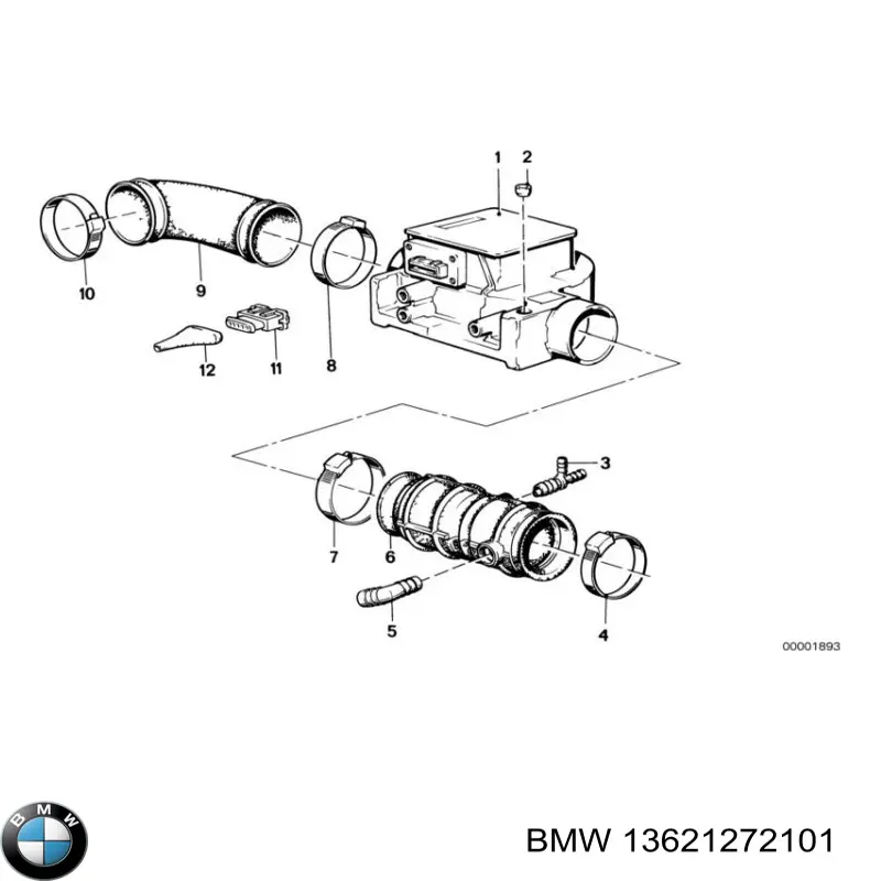 Comprar 13621272101 BMW Sensor de masa de aire