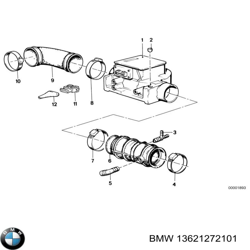 Medidor de flujo de aire BMW 13621272101 precio, desde 271,97 EUR