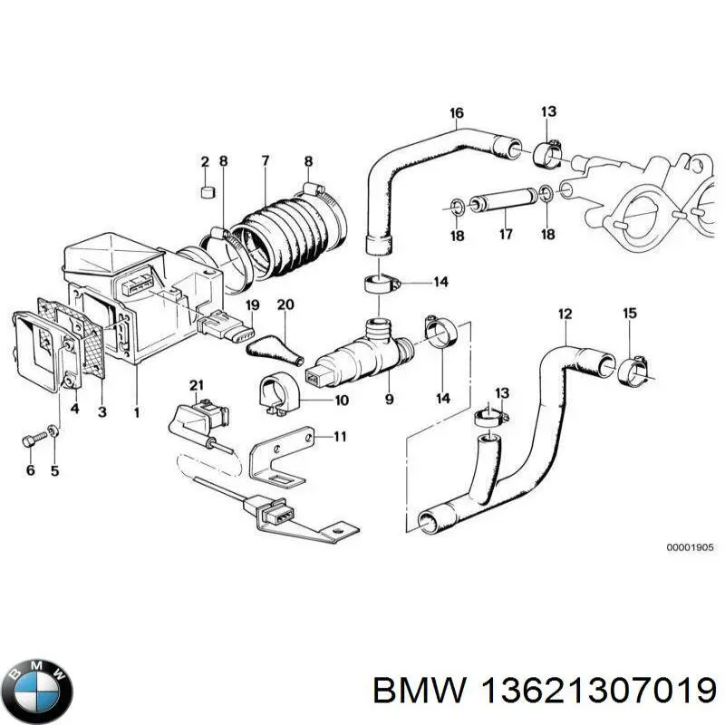 Medidor de flujo de aire BMW 5 sedán (E28) (1980 - 1990) precio, desde 124,07 EUR