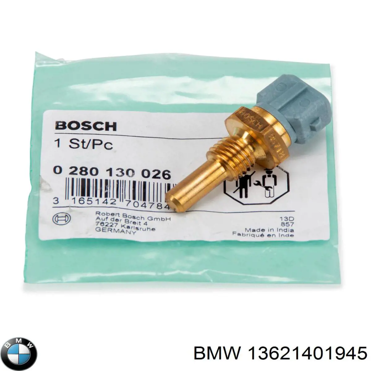 Sensor de temperatura del refrigerante BMW 13621401945