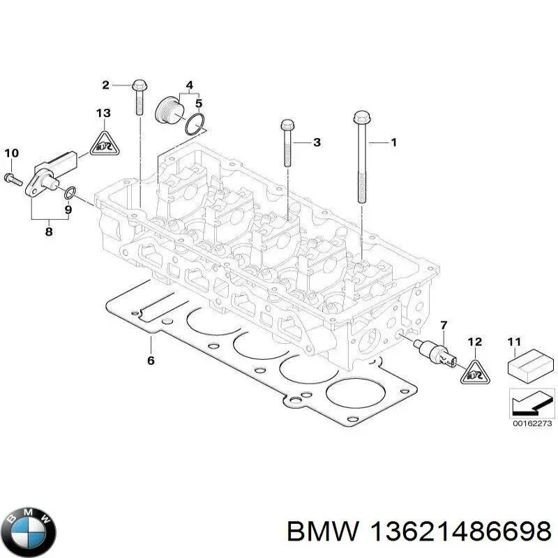 13621486698 BMW sensor de temperatura del refrigerante