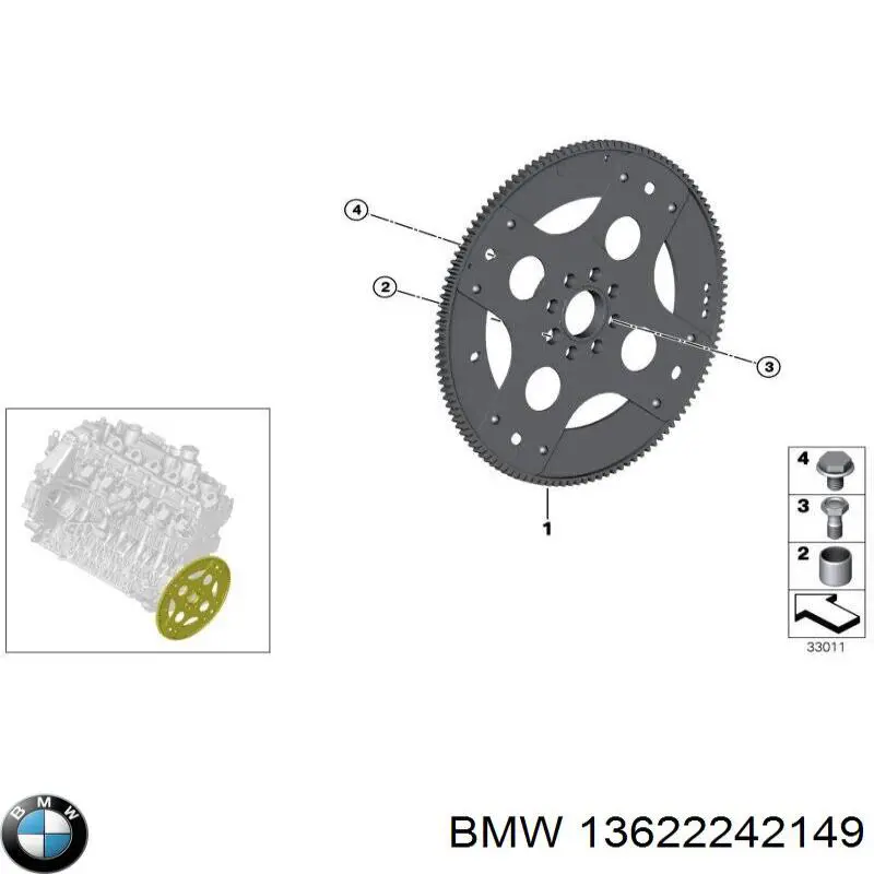 Generador de impulsos, cigüeñal  BMW 13622242149 precio, desde 35,14 EUR
