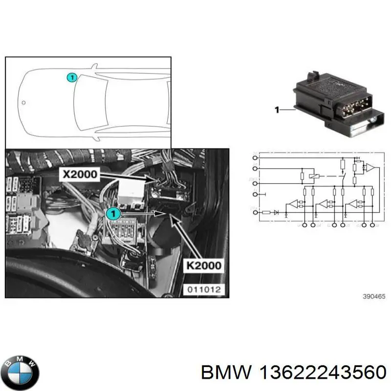 Comprar 13622243560 BMW Sensor de cigüeñal