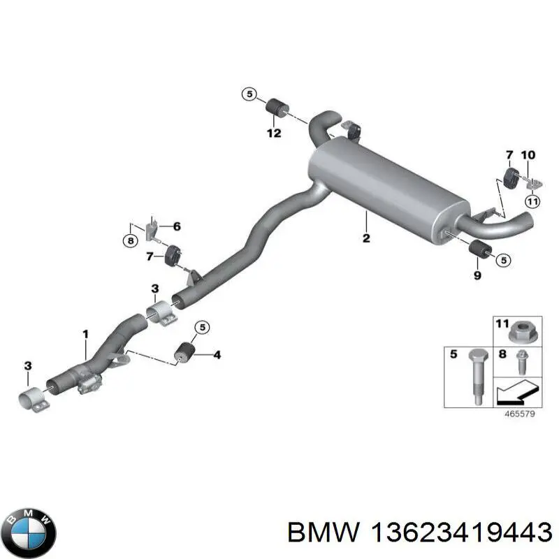 Tope del eje trasero BMW 13623419443 precio, desde 82,13 EUR