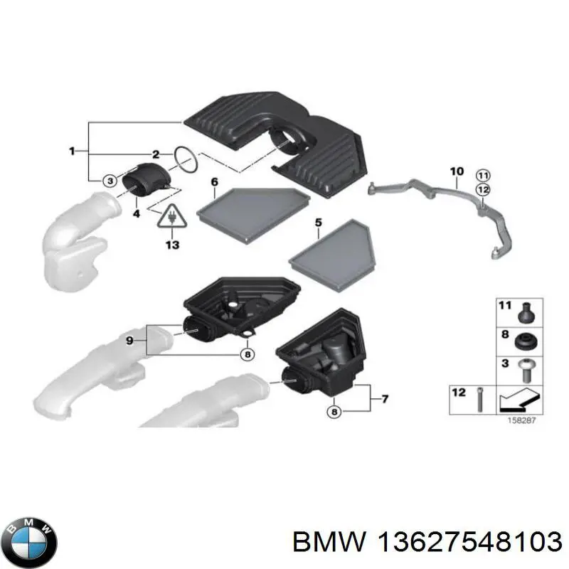 Comprar 13627548103 BMW Sensor de masa de aire