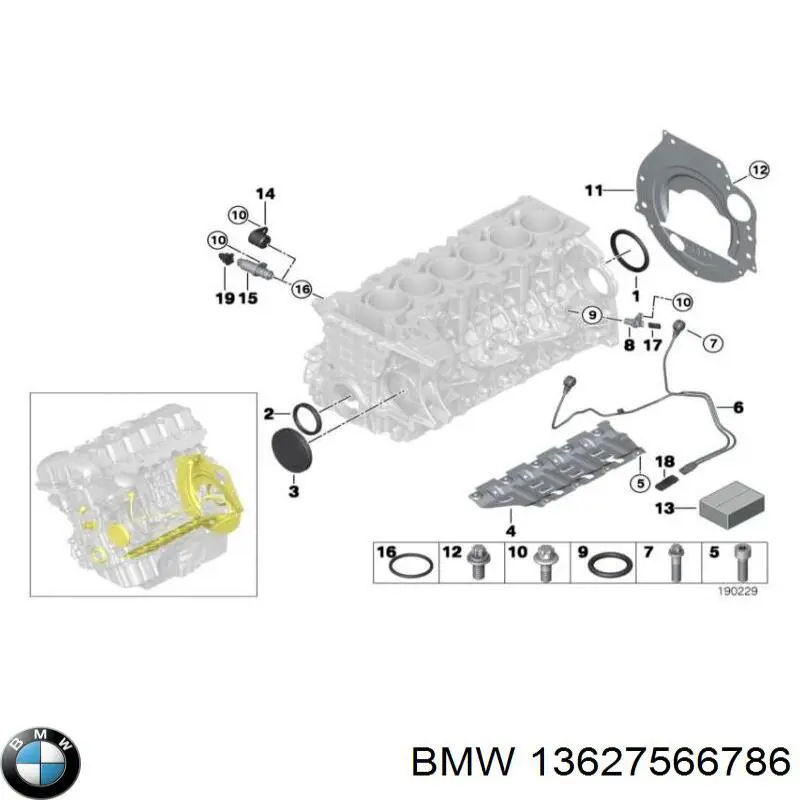 13627566786 BMW sensor de detonacion