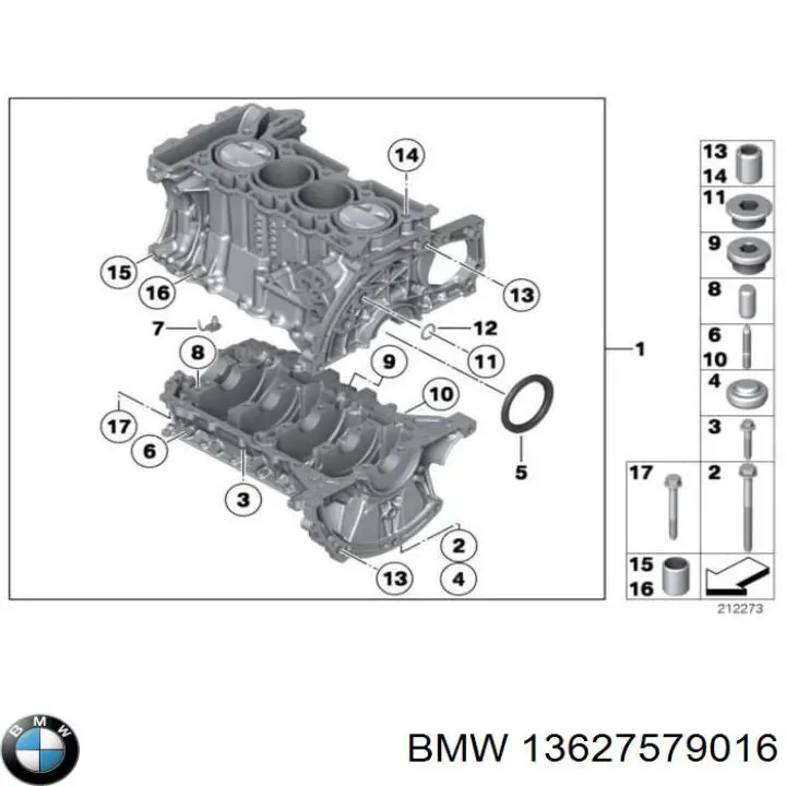  BMW 13627579016 precio, desde 16,99 EUR