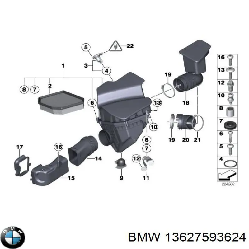 Comprar 13627593624 BMW Sensor de masa de aire