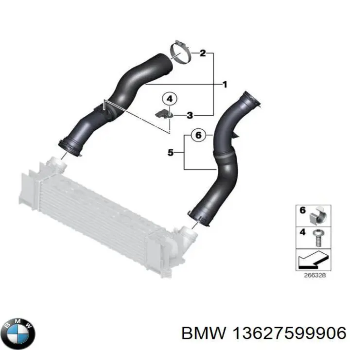 13627599906 BMW presostato, aire acondicionado