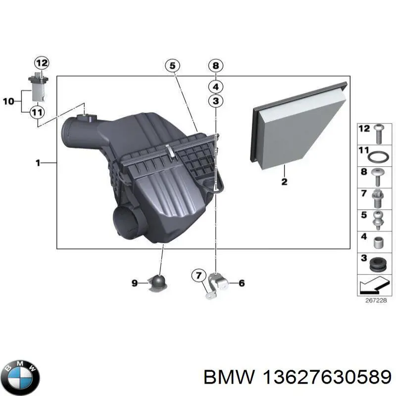 Comprar 13627630589 BMW Junta de tapa del tubo de llenado de aceite