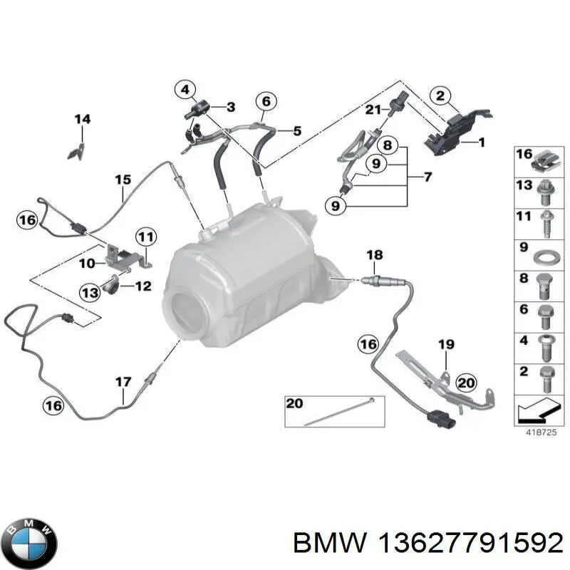 Sonda lambda 13627791592 BMW