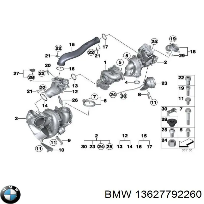 13627792260 BMW sensor de presion del colector de admision