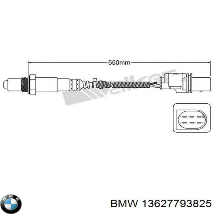13627793825 BMW sonda lambda sensor de oxigeno post catalizador