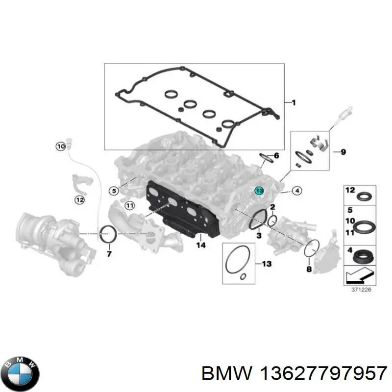 Comprar 13627797957 BMW Sensor de temperatura de agua