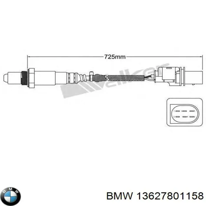 Comprar 13627801158 BMW Sensor de oxígeno previo al catalizador