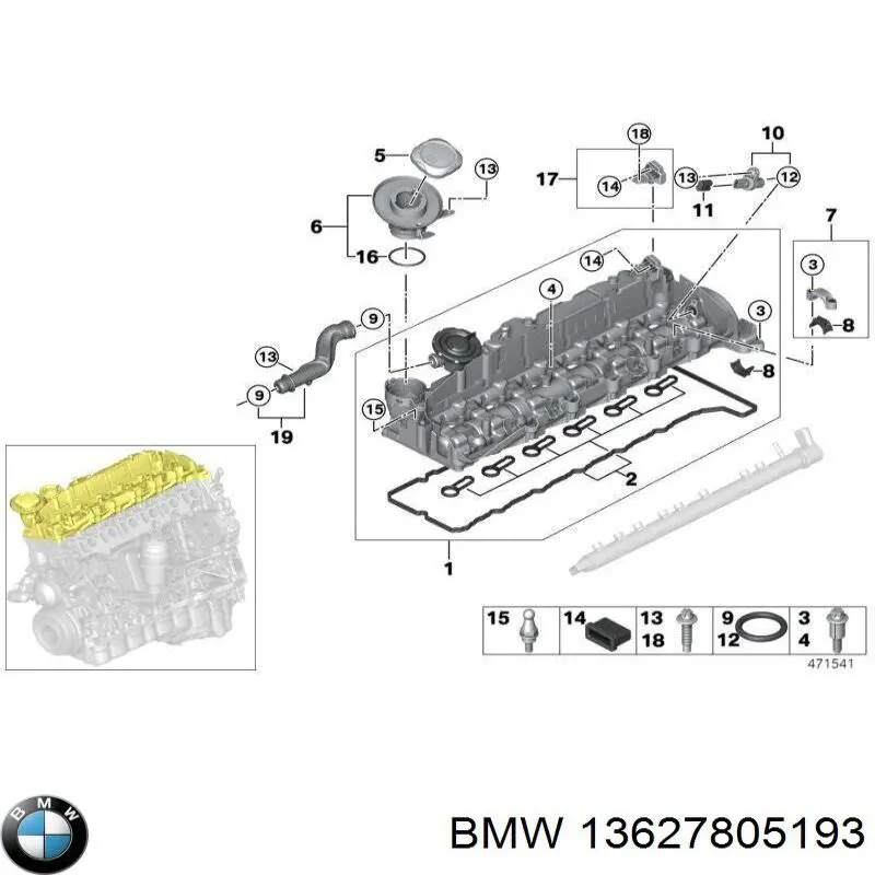  BMW 13627805193 precio, desde 1,66 EUR
