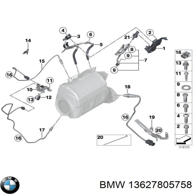 Sensor, presión colector de admisión  BMW 13627805758 precio, desde 37,43 EUR